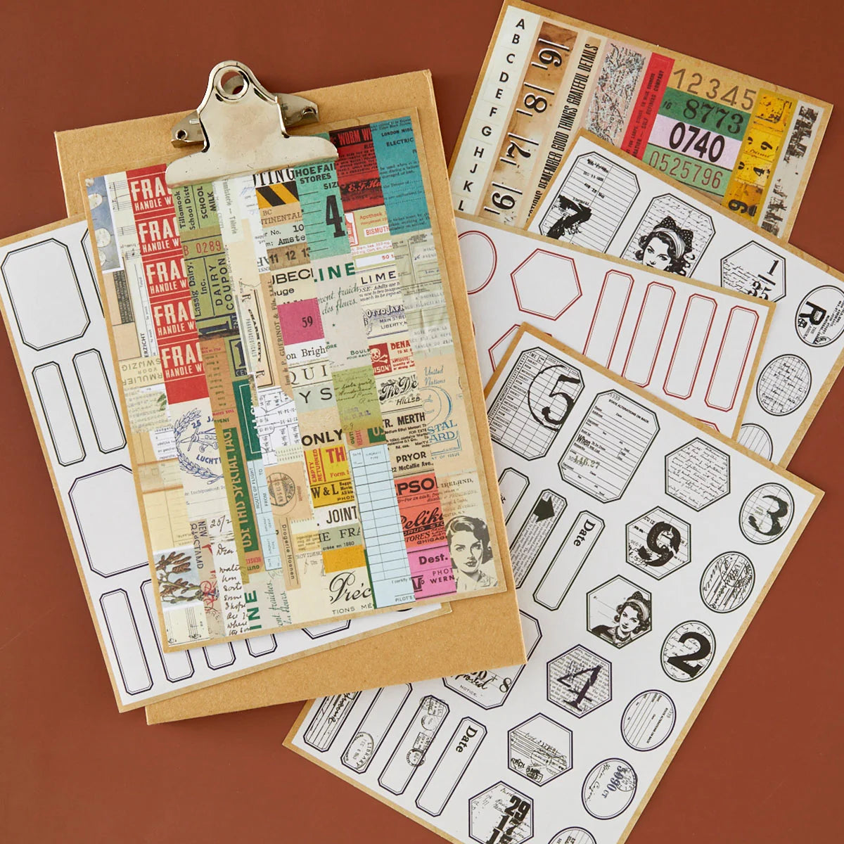 Spellbinders -Book 10 Borders & Labels Stickers by Esther Glas