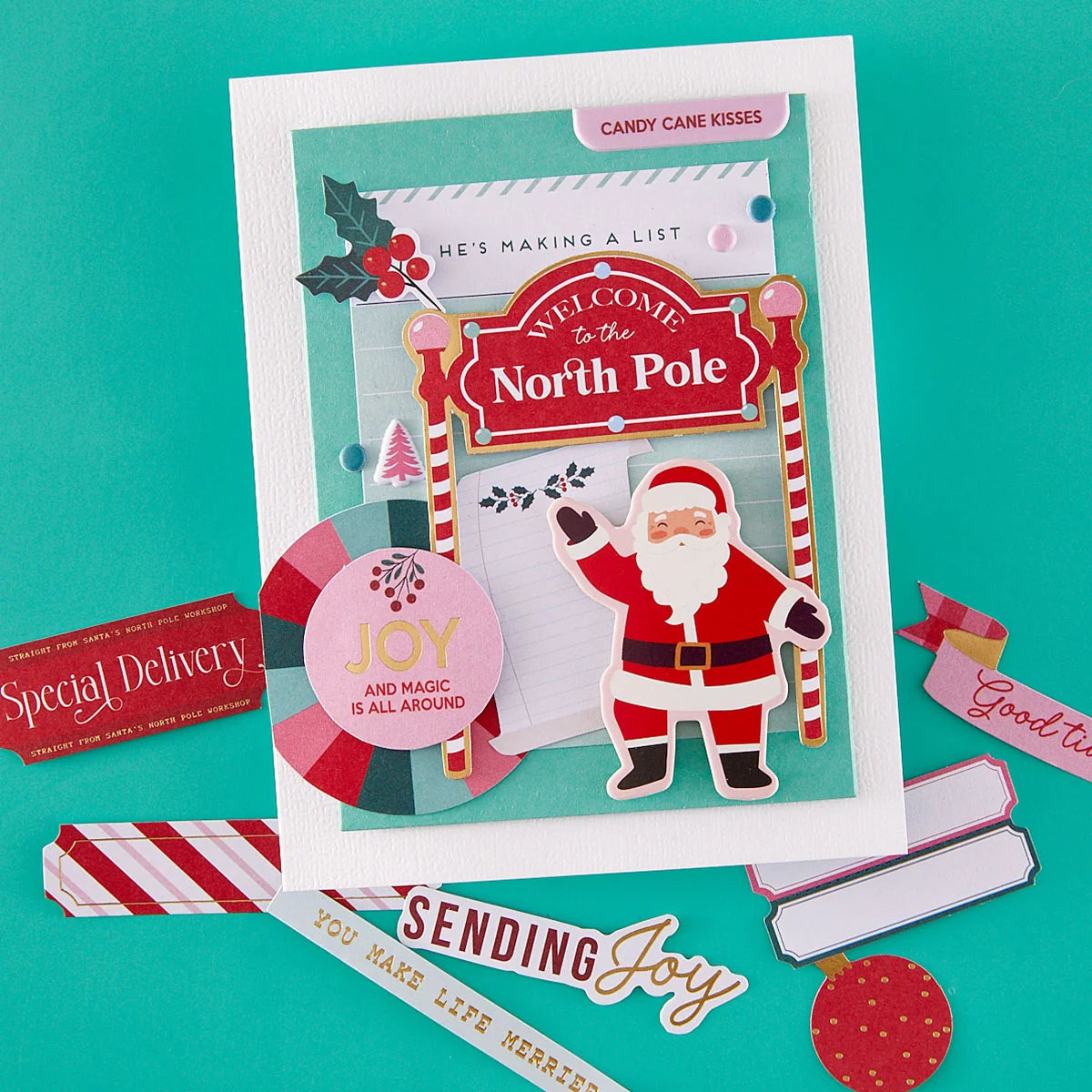 Spellbinders - Dear Santa - Die Cut Sentiments