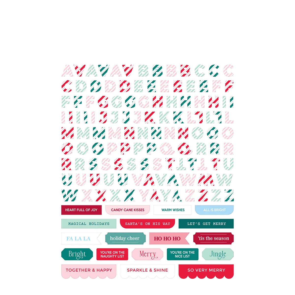 Spellbinders - Dear Santa - Puffy Stickers