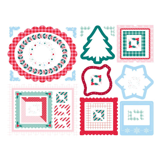 Spellbinders - Dear Santa - Chipboard Frames & Corners