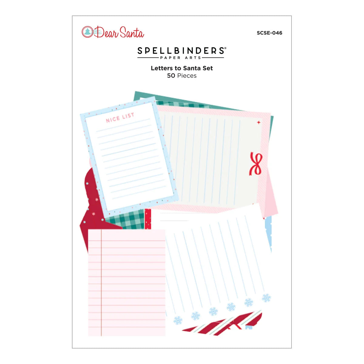 Spellbinders - Dear Santa - Letters to Santa Cardstock Embellishments