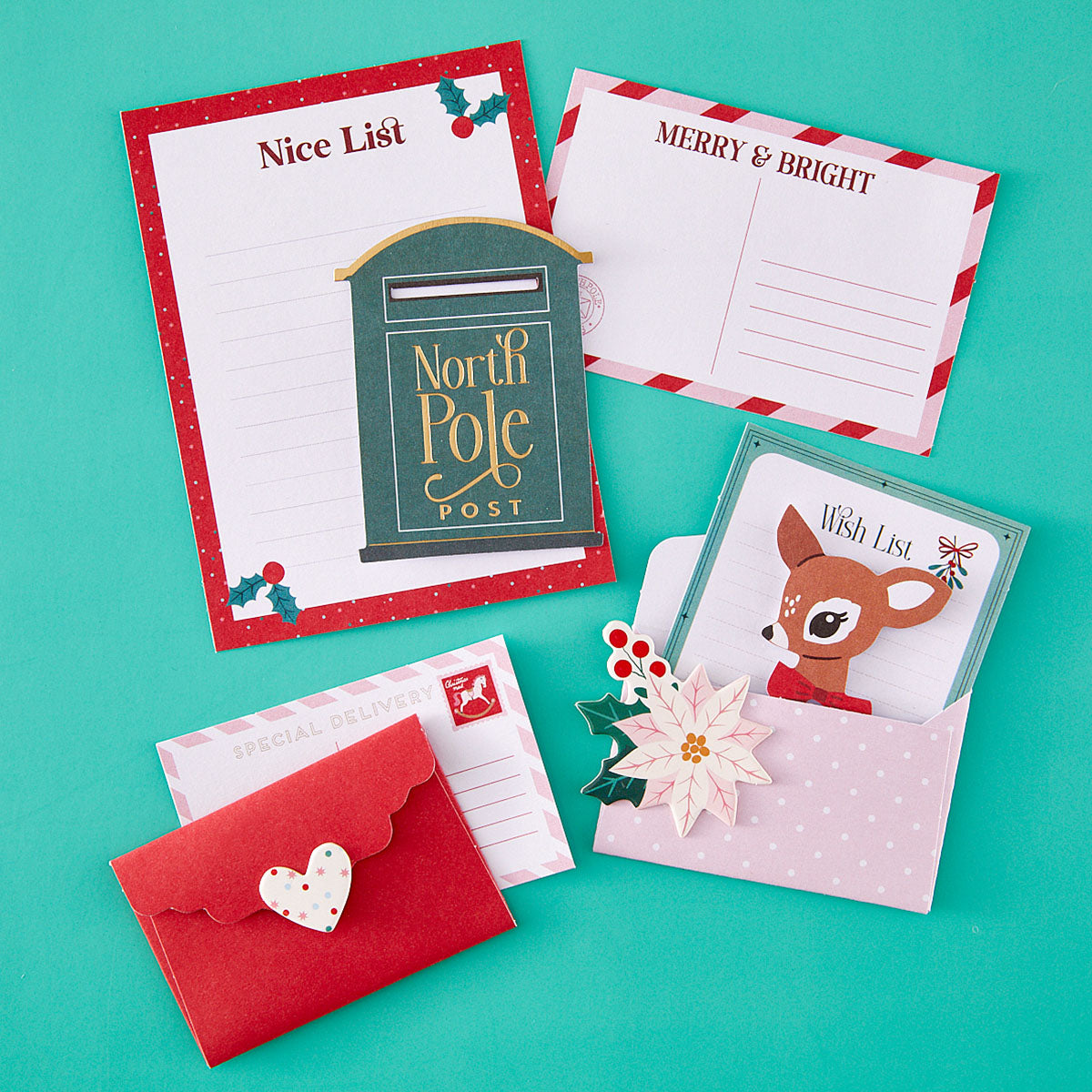Spellbinders - Dear Santa - Letters to Santa Cardstock Embellishments