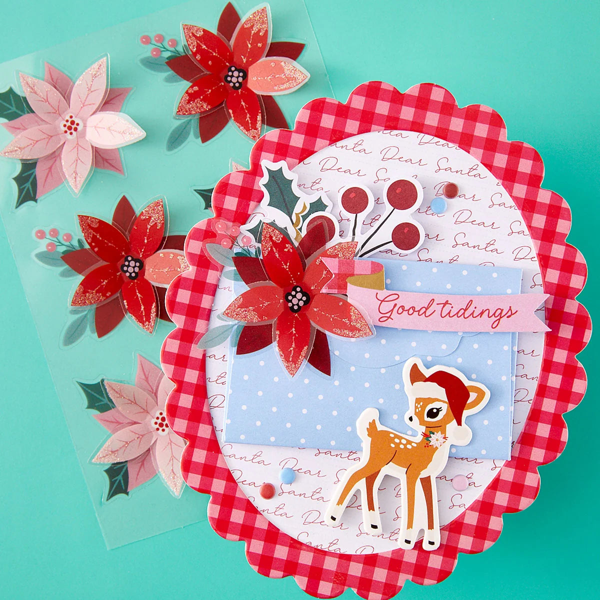 Spellbinders - Dear Santa - Chipboard Frames & Corners