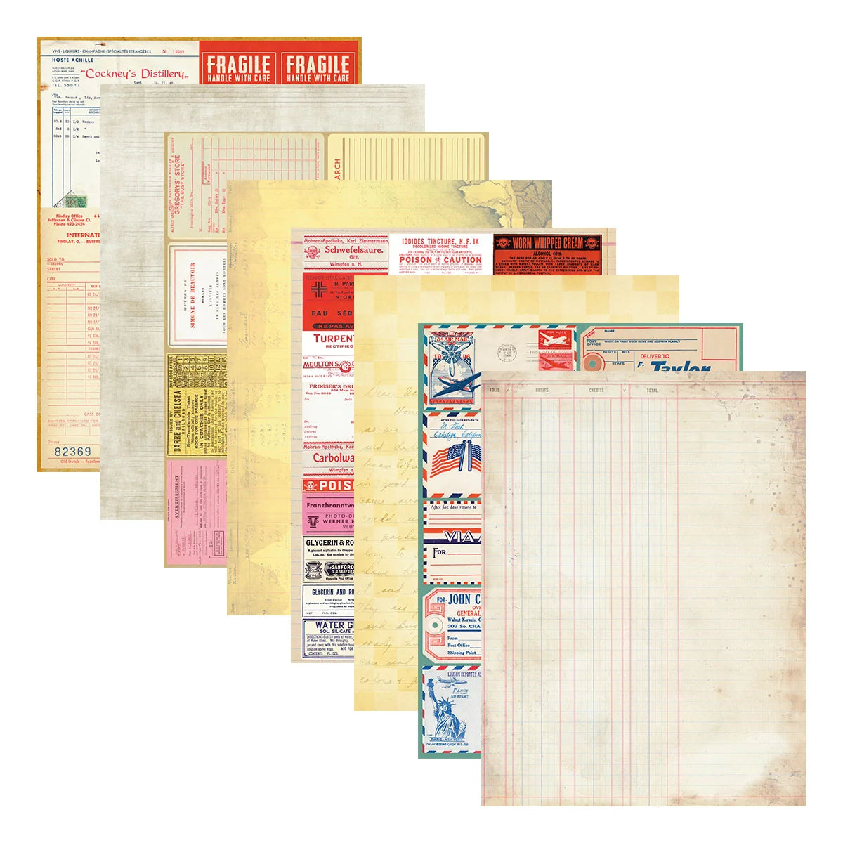 Spellbinders - Reminiscence Book 10 Cardstock by Esther Glas