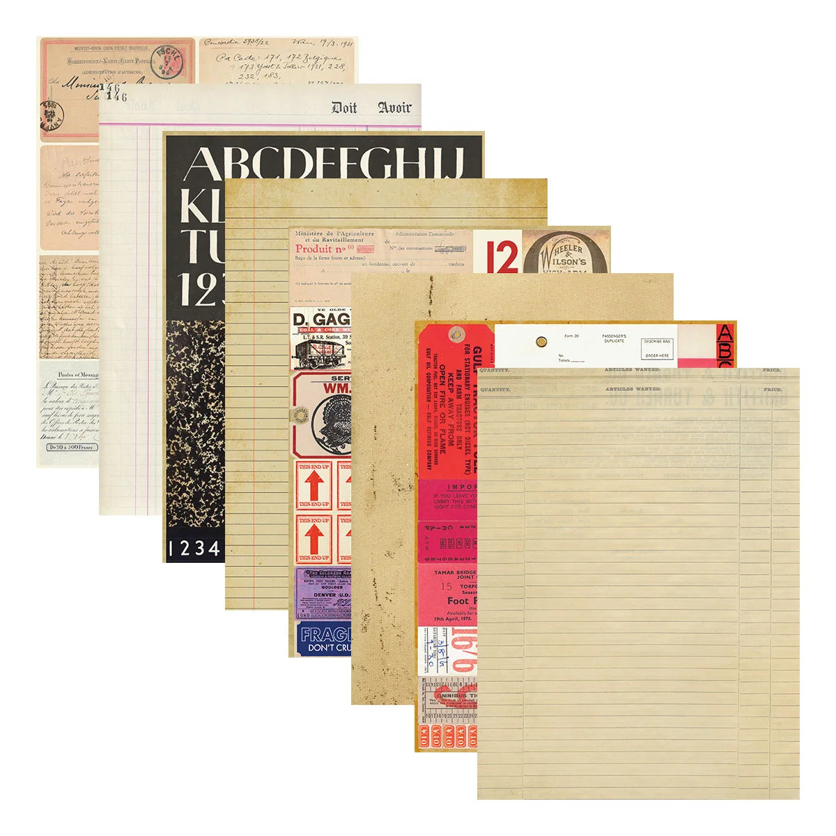 Spellbinders - Reminiscence Book 10 Cardstock by Esther Glas