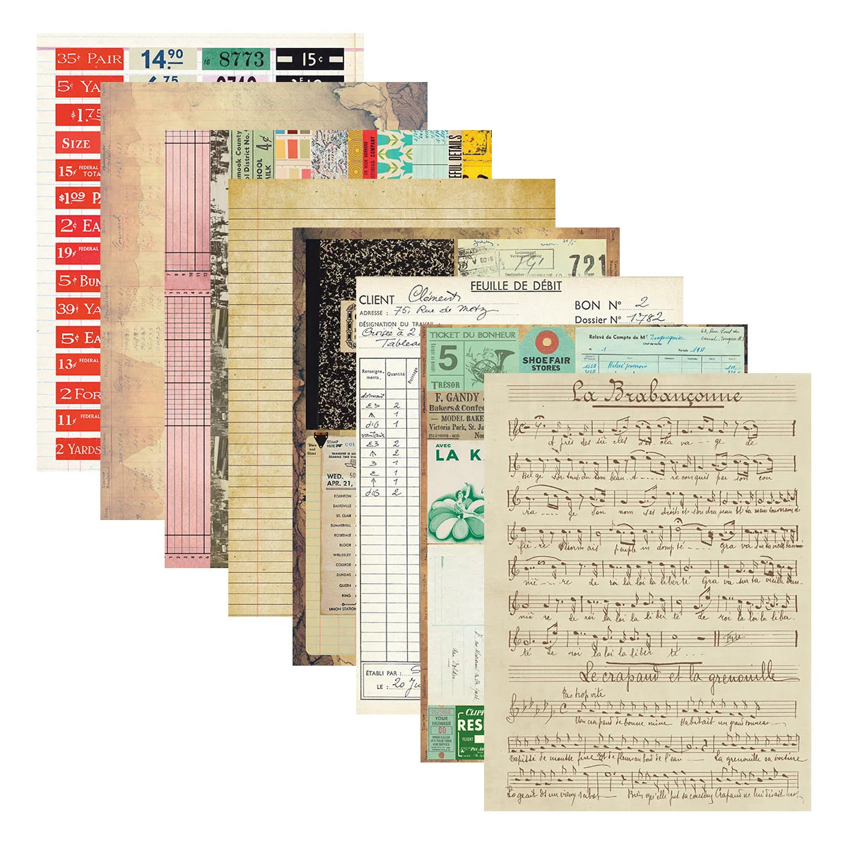 Spellbinders - Reminiscence Book 10 Cardstock by Esther Glas