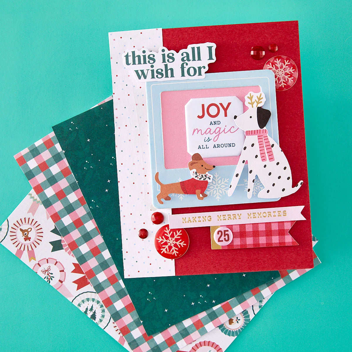 Spellbinders - Dear Santa - Epoxy Embellishments