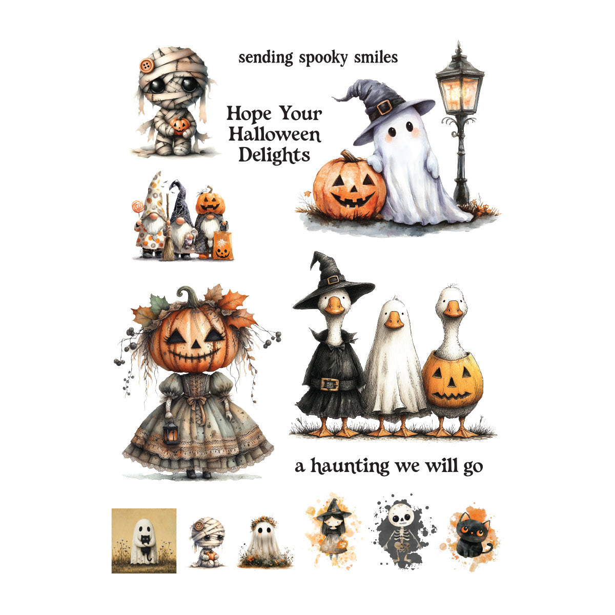 Spellbinders - Tricks & Treats Rub-Ons