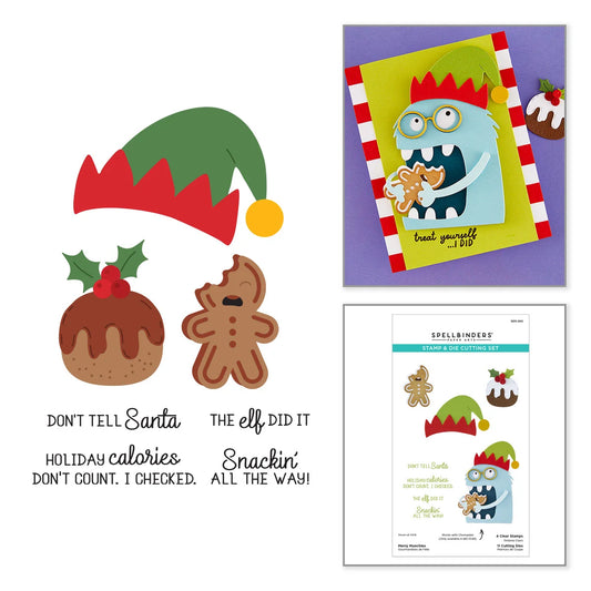 Spellbinders - Merry Munchies Stamp & Die Bundle