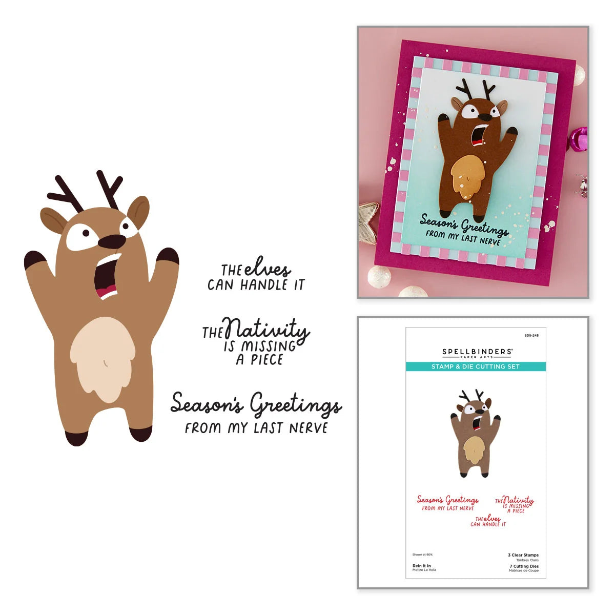 Spellbinders - Rein It In Stamp & Die Bundle