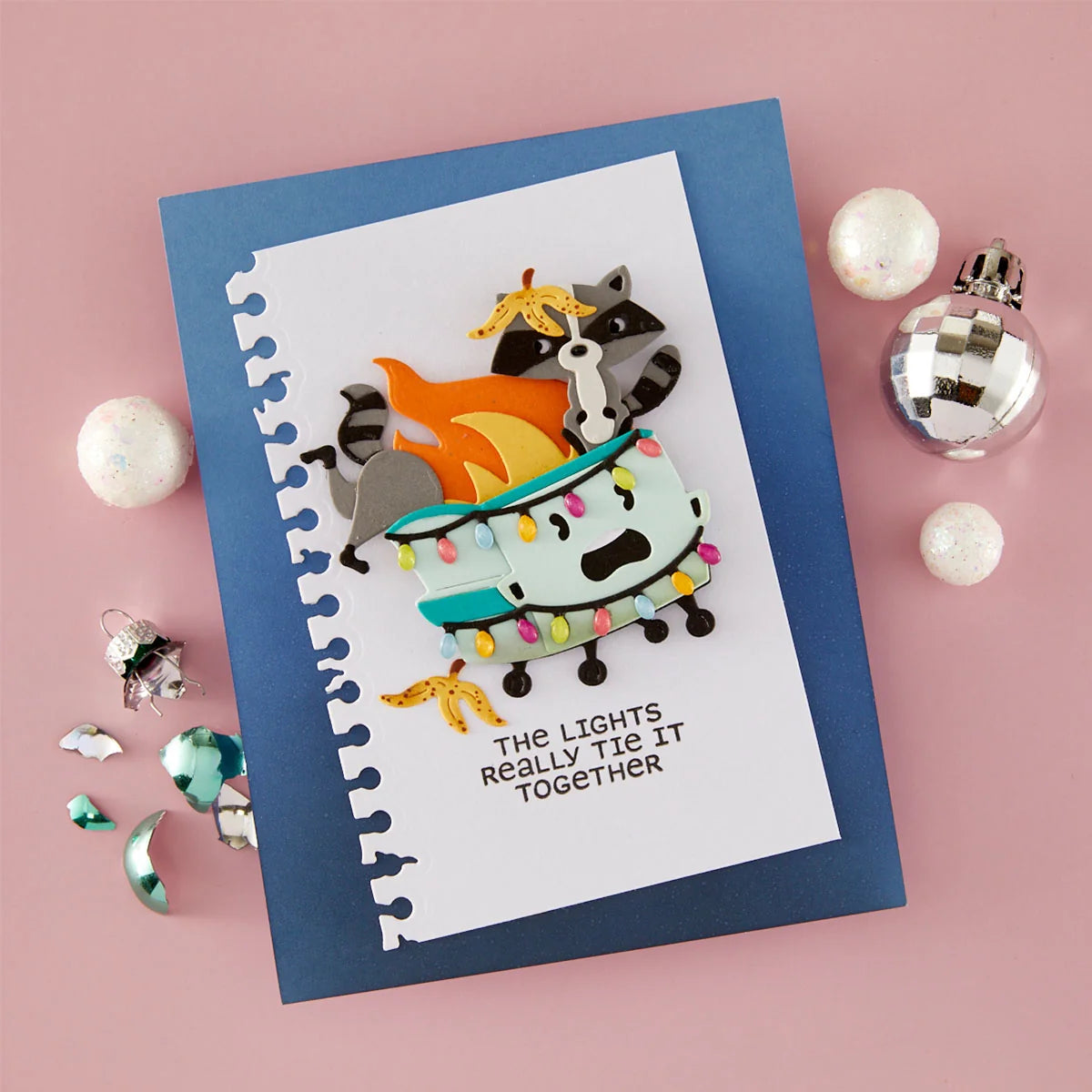 Spellbinders - Deck the Dumpster Stamp & Die Bundle