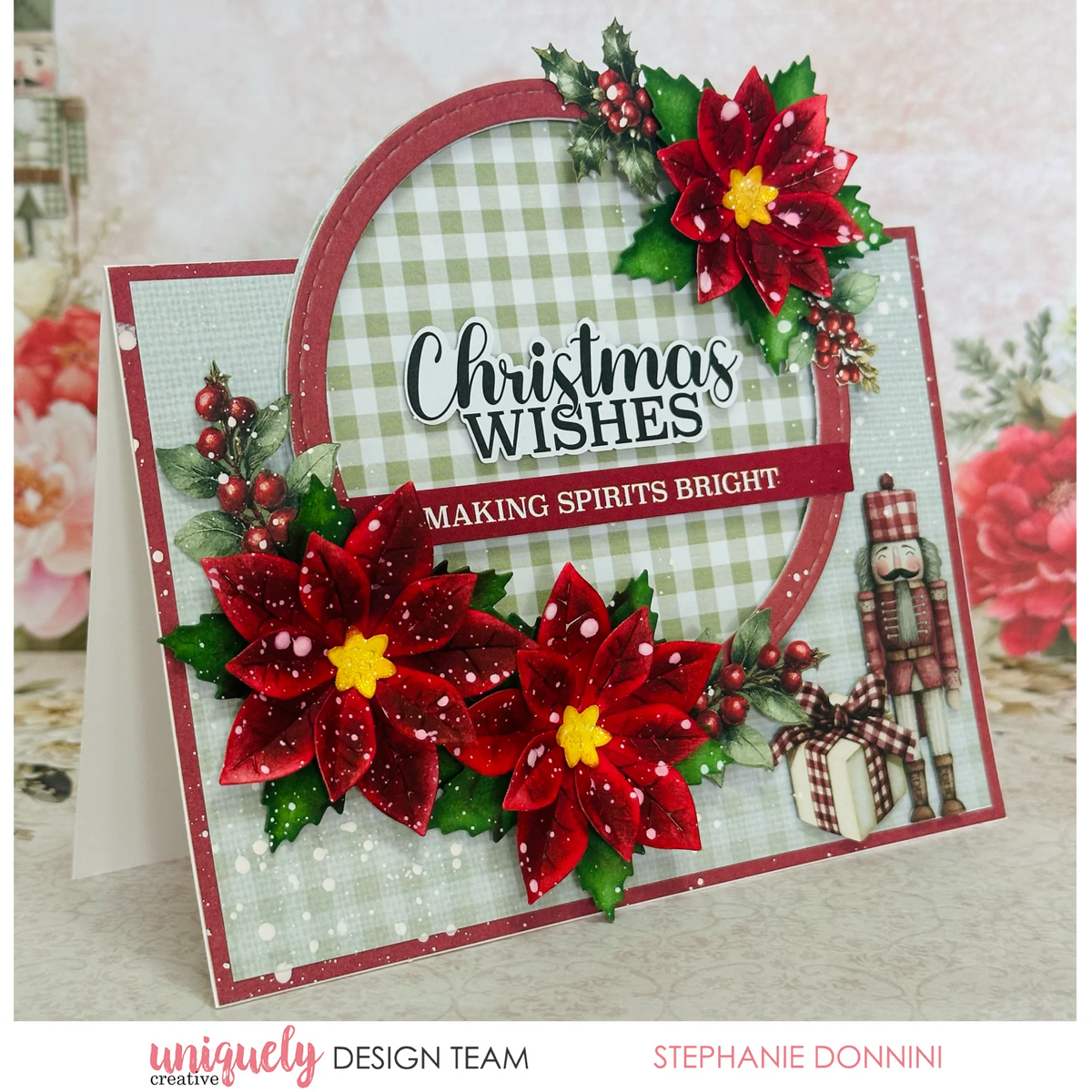 Uniquely Creative - Layered Poinsettia Die Set
