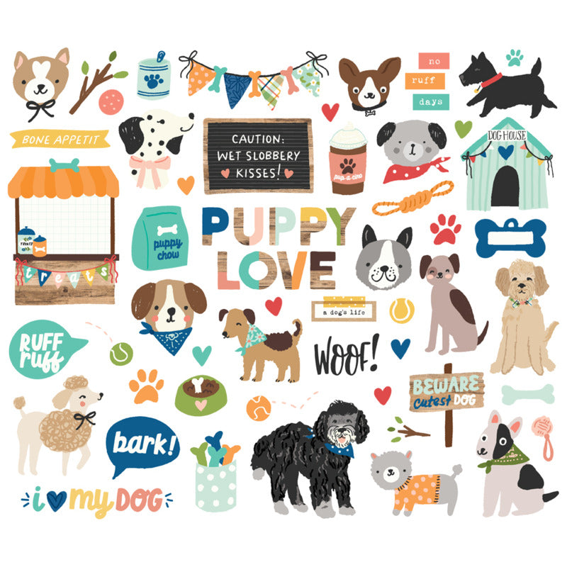 Simple Stories - Fur Baby: Dog - Bits & Pieces