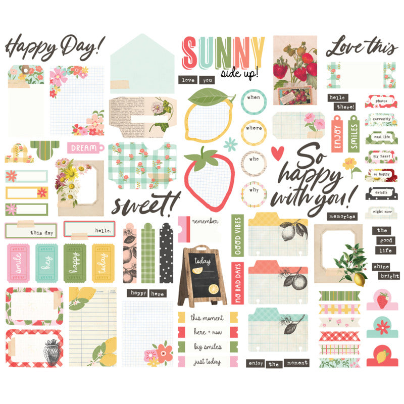 Simple Stories - Pink Lemonade - Journal Bits