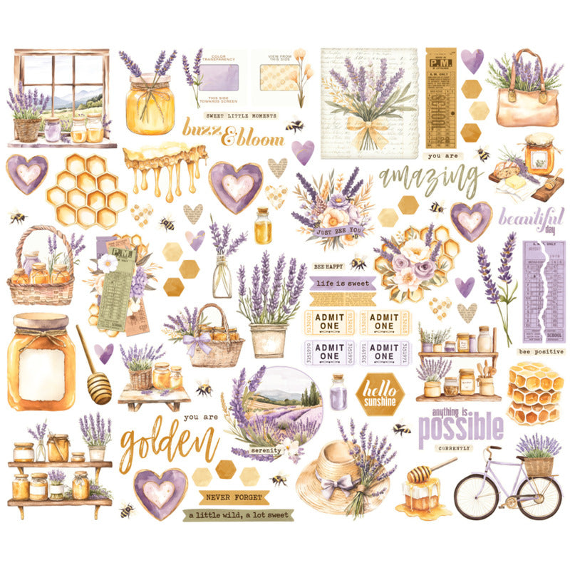 Simple Stories - Simple Vintage Lavender Fields - Bits & Pieces