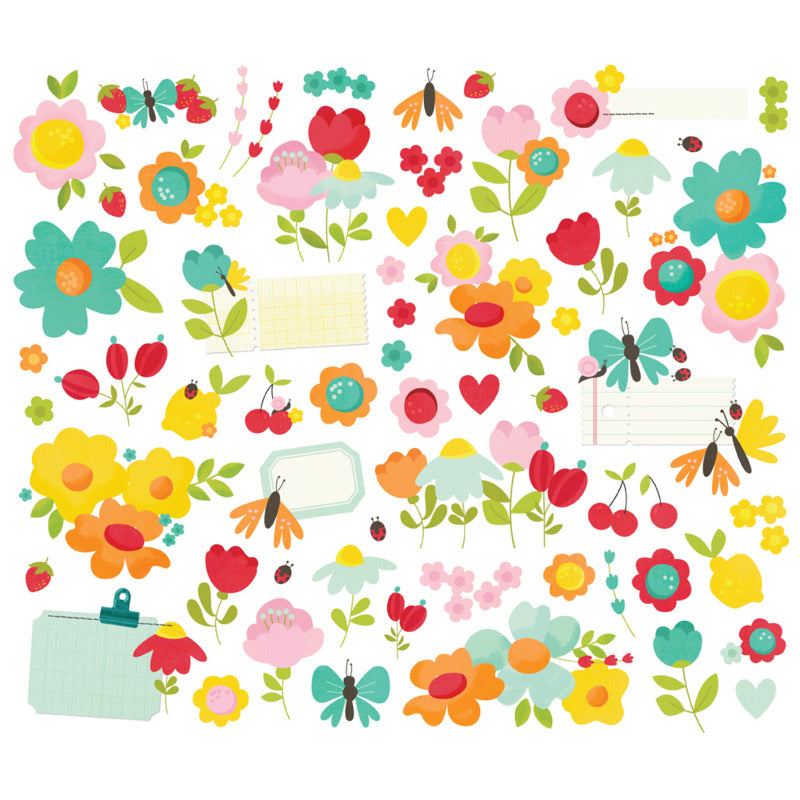 Simple Stories - Sweet Summertime - Floral Bits