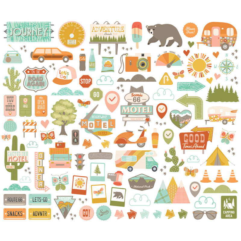 Simple Stories - Open Road - Bits & Pieces