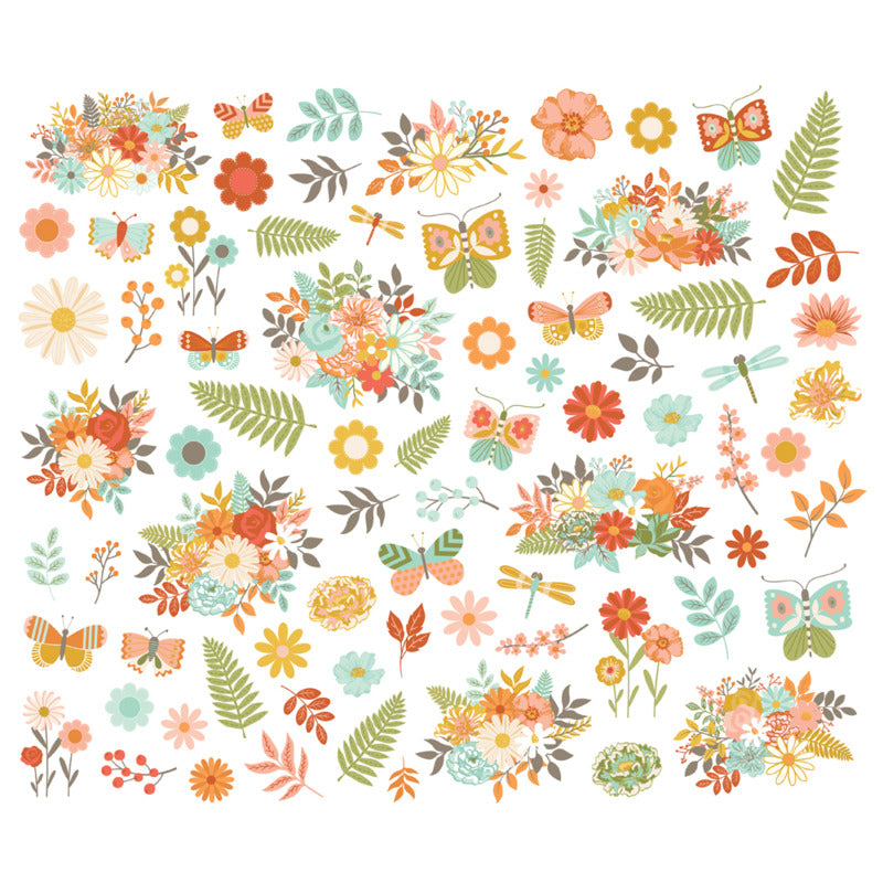 Simple Stories - Open Road - Floral Bits