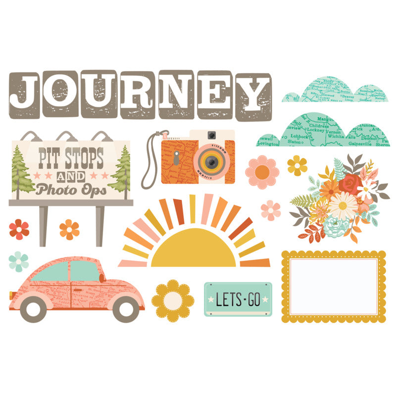 Simple Stories - Open Road - Simple Page Pieces