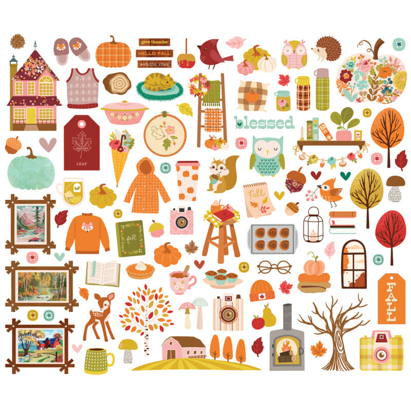 Simple Stories - Pumpkins & Plaid - Bits & Pieces