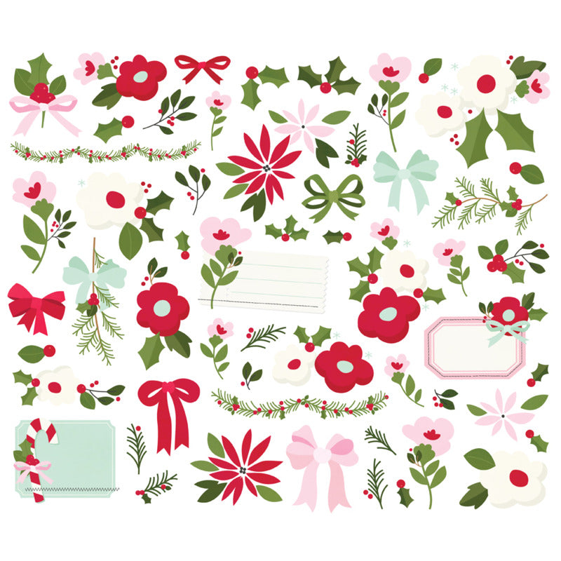 Simple Stories - Kringle & Co. - Floral Bits
