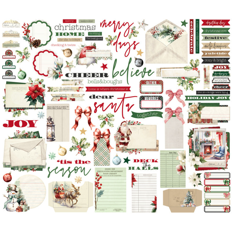 Simple Stories - Simple Vintage Old-Fashioned Christmas - Journal Bits