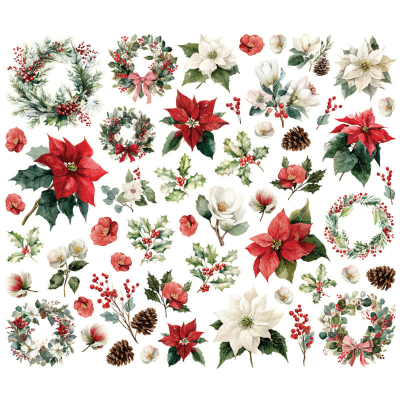 Simple Stories - Simple Vintage Old-Fashioned Christmas - Floral Bits