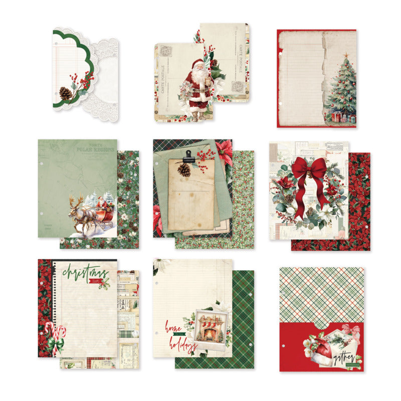 Simple Stories - Simple Vintage Old-Fashioned Christmas - Snap 6x8 Binder Inserts