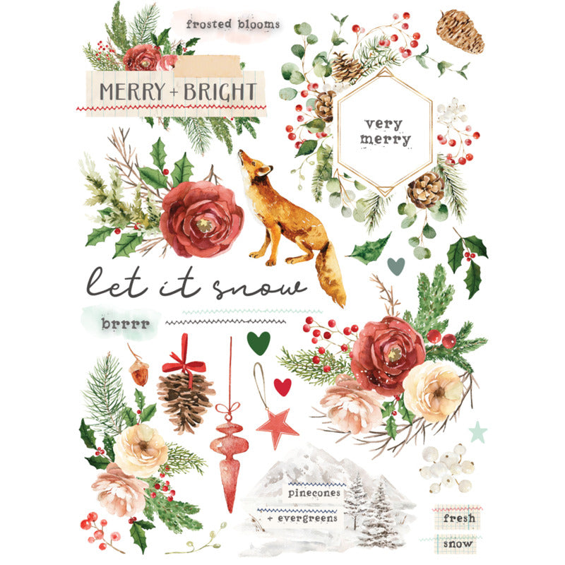 Simple Stories - Simple Vintage Evergreen Memories - Rub-ons