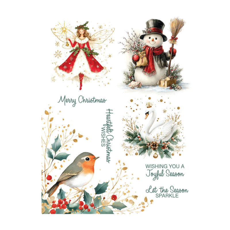 Spellbinders - Joyful Season Night Rub-Ons