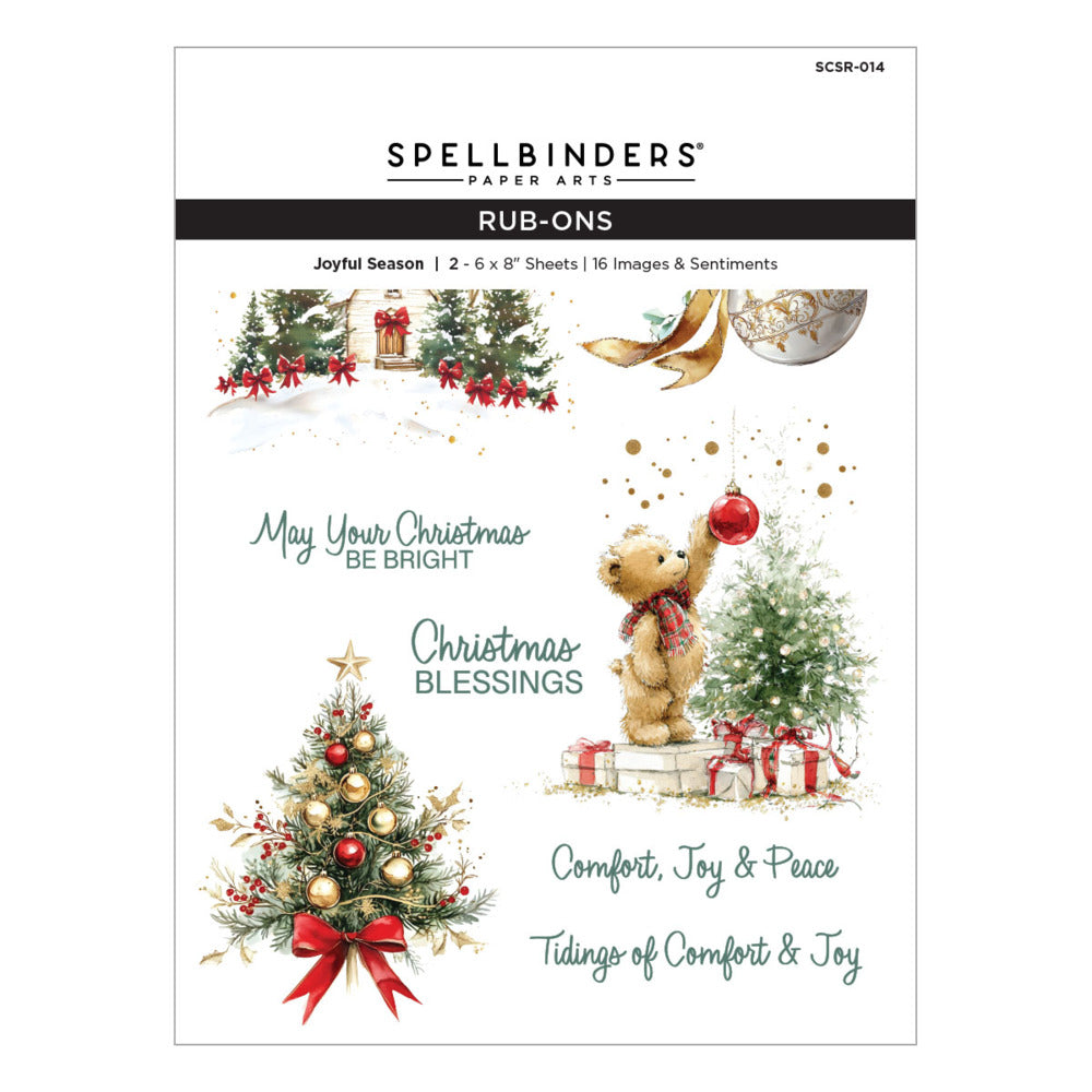 Spellbinders - Joyful Season Night Rub-Ons