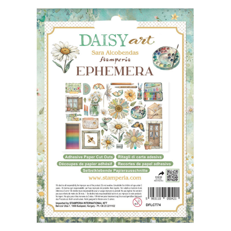 Stamperia - Daisy Art - Adhesive Ephemera