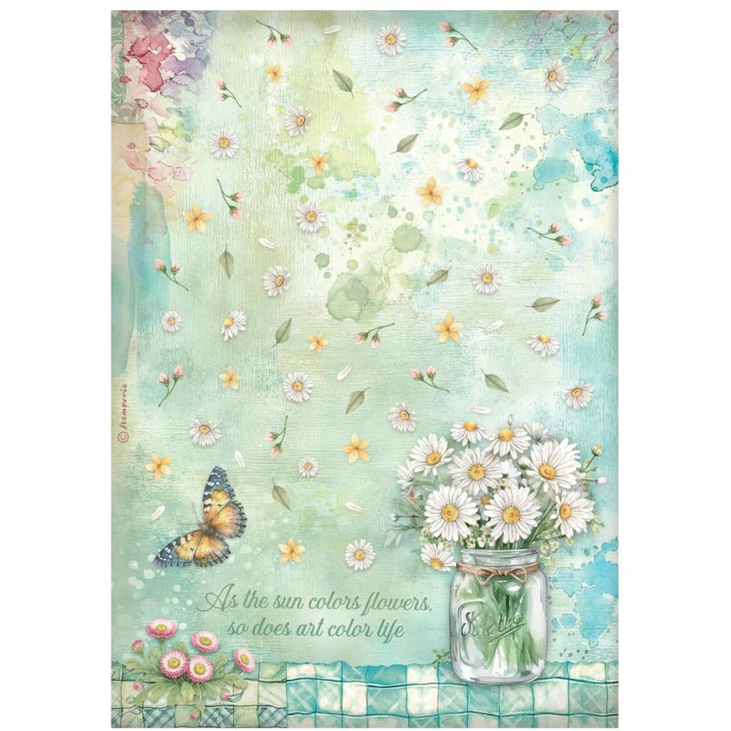 Stamperia - Daisy Art - Rice Paper Selection Pack