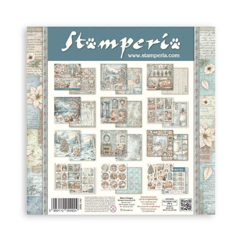 Stamperia - White Christmas - 12x12 Paper Pad