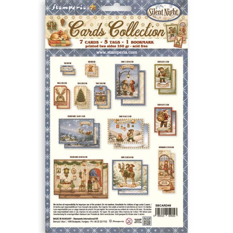 Stamperia - Silent Night - Cards Collection