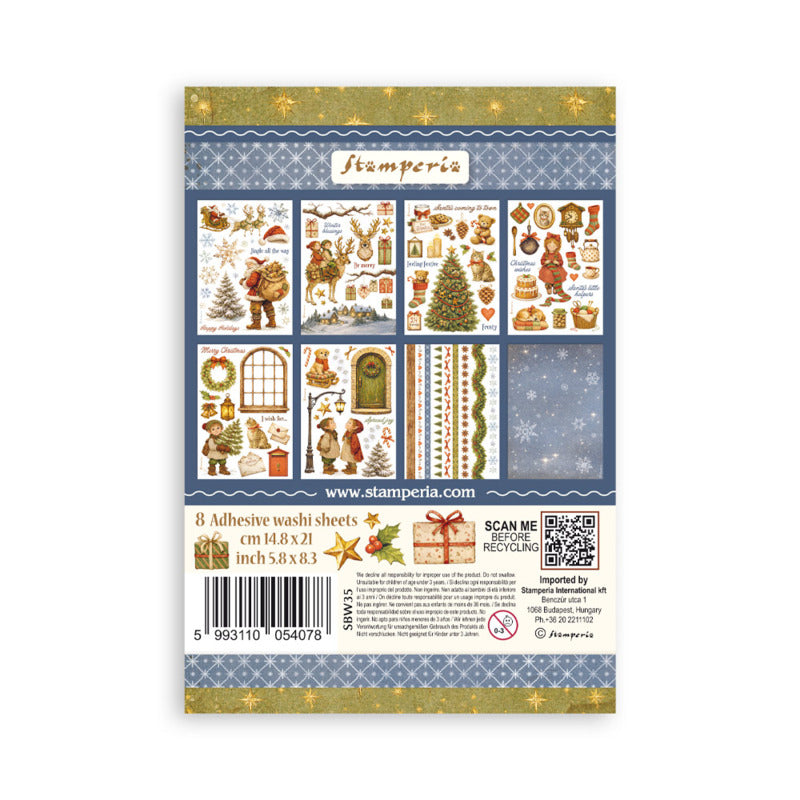 Stamperia - Silent Night - A5 Washi Pad
