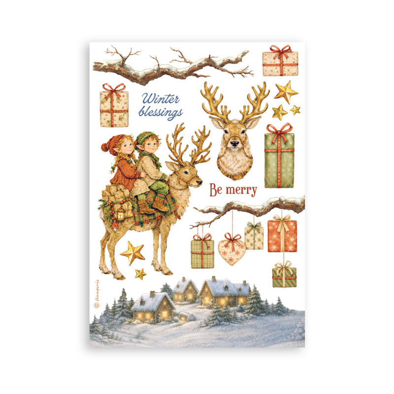 Stamperia - Silent Night - A5 Washi Pad