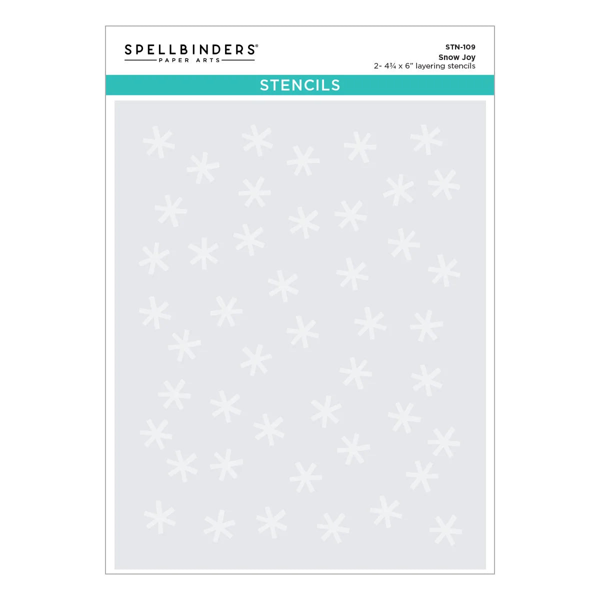 Spellbinders - Snow Joy Stencil Set