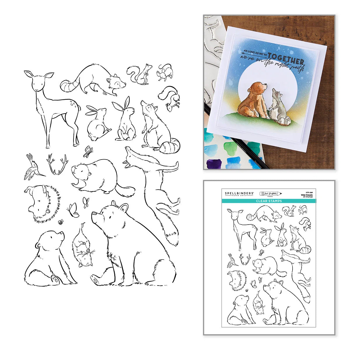 Beyond Stamping - Wild Friends Stamp Set by Josh Griffiths