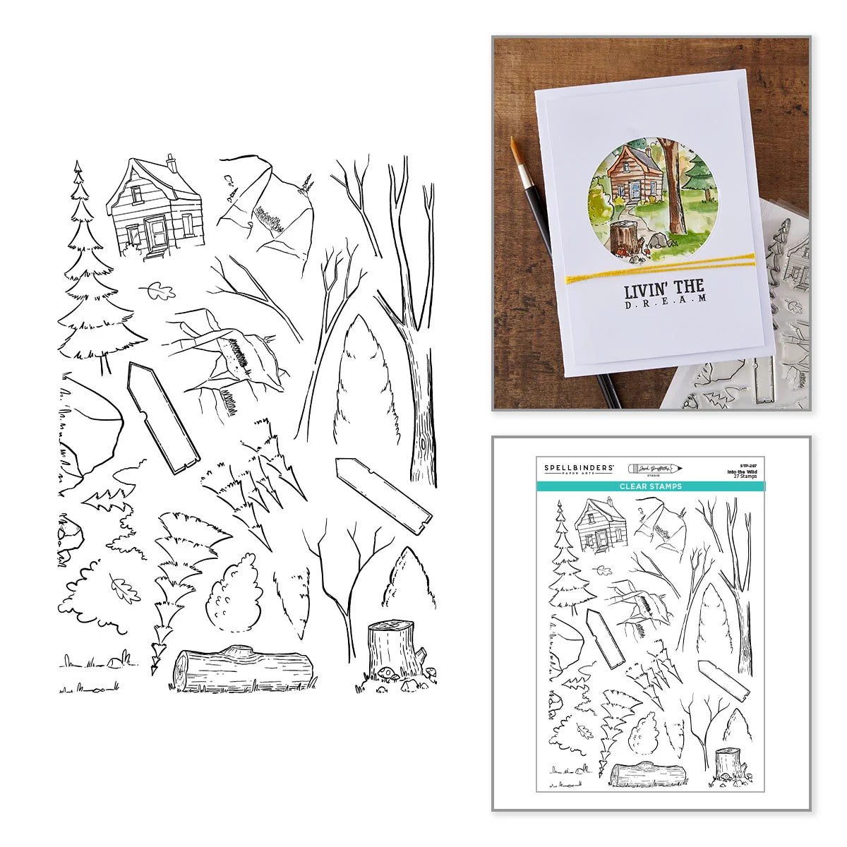 Beyond Stamping - Into the Wild Stamp Set by Josh Griffiths