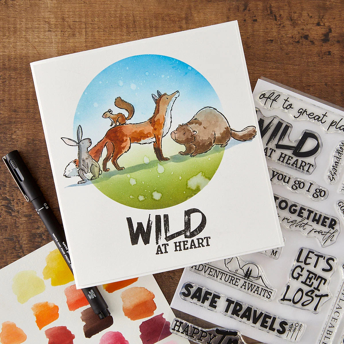 Beyond Stamping - Wild Friends Stamp Set by Josh Griffiths