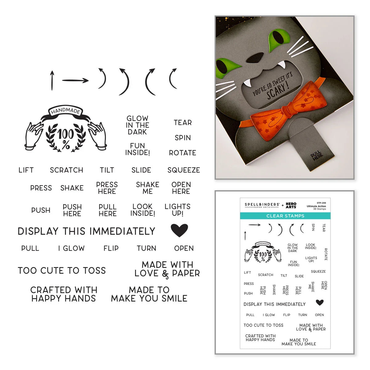Spellbinders - Ultimate Action Stamp Set