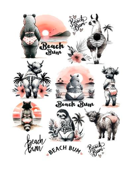 Simply Stated - Ephemera Pack - Beach Bums