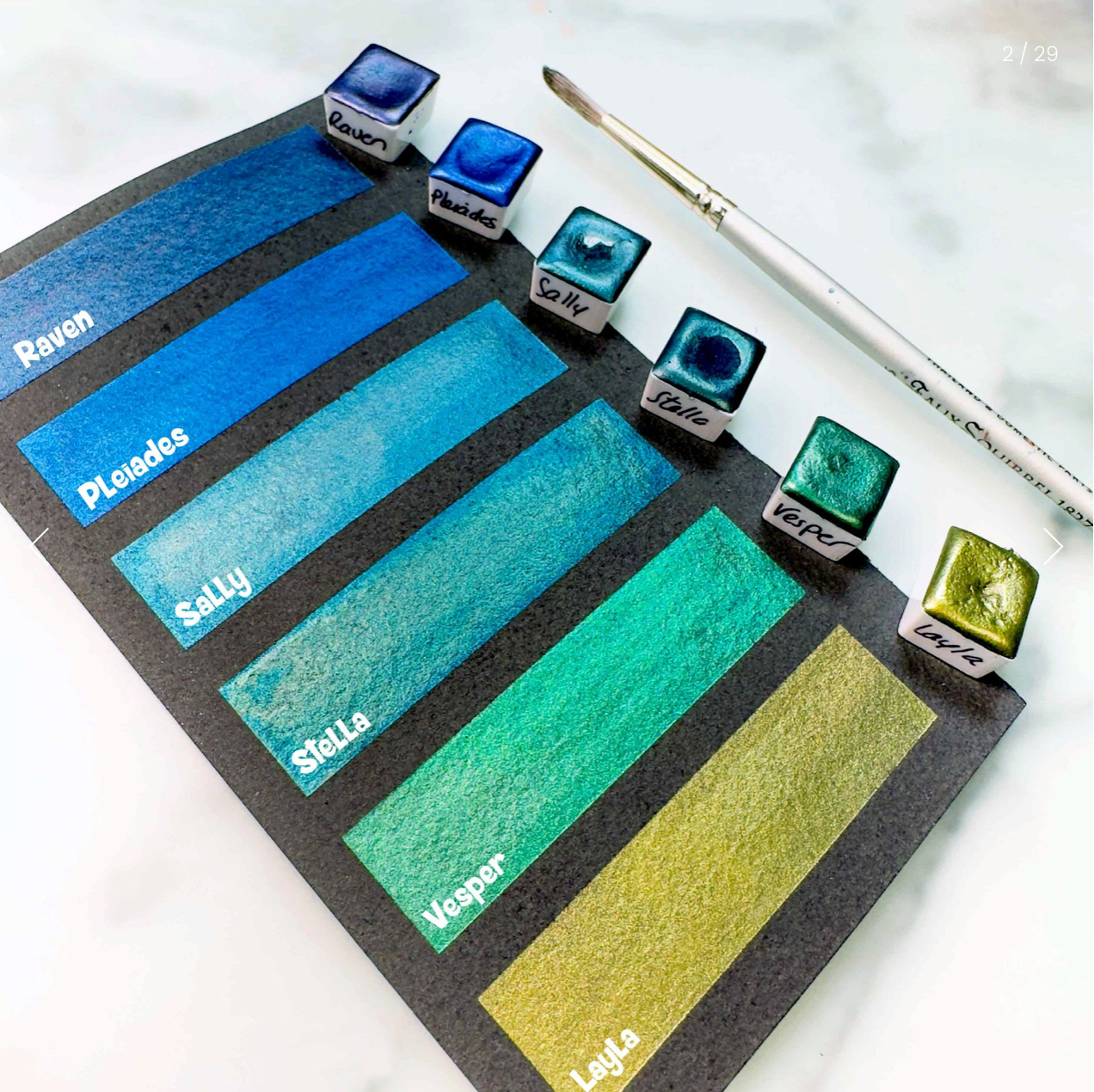 Pop Pigments - Midnight Watercolor Paint Set