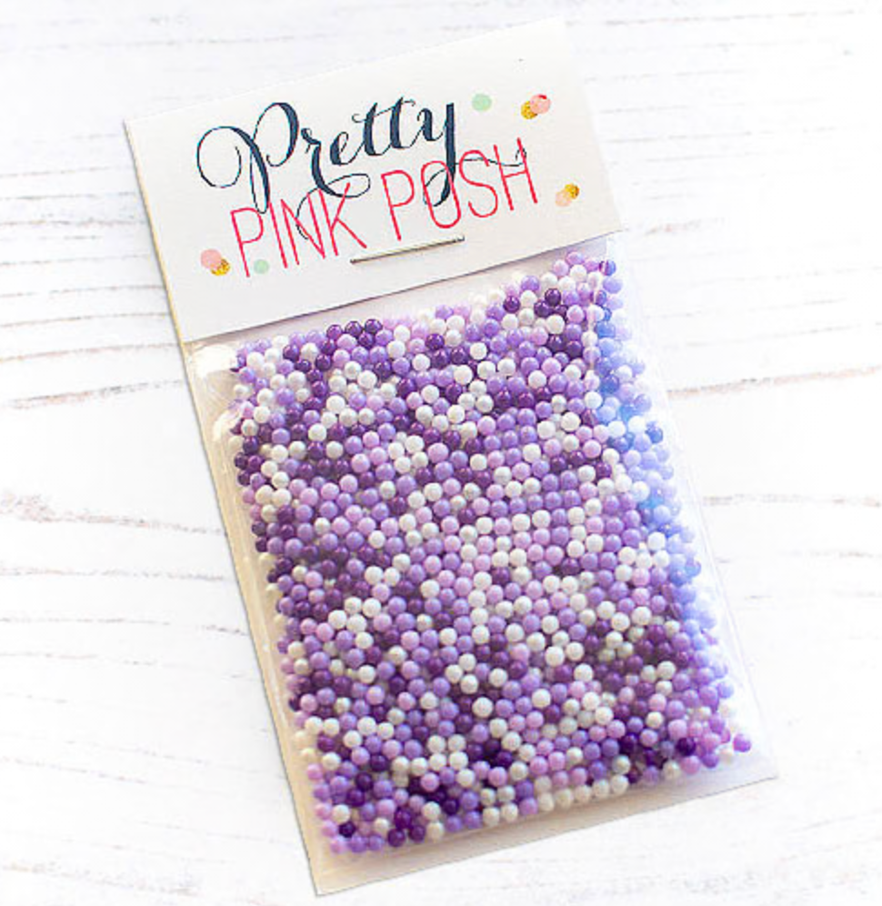 Pretty Pink Posh - Shaker Beads - Sugar Plum
