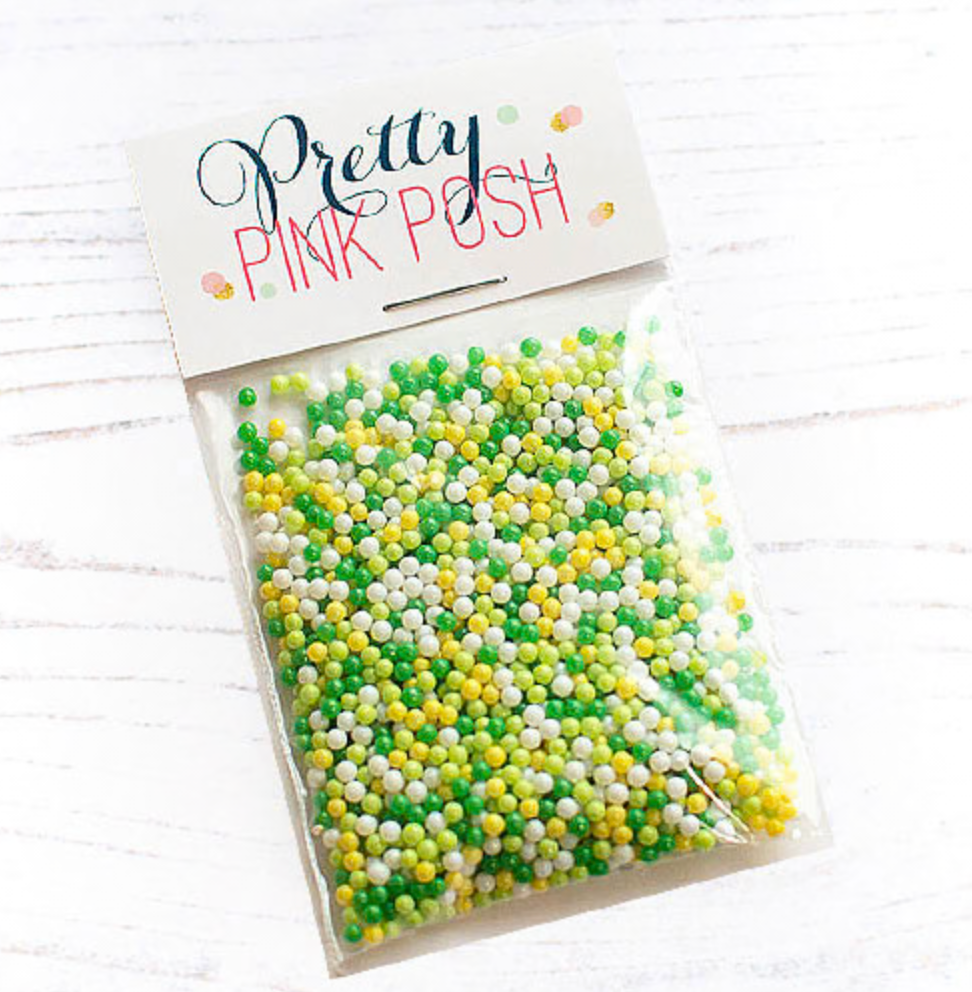 Pretty Pink Posh - Shaker Beads - Best of Luck