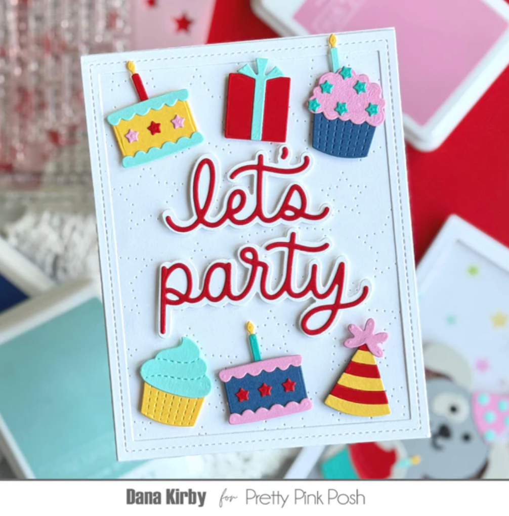 Pretty Pink Posh - Birthday Holder Additions Die Set