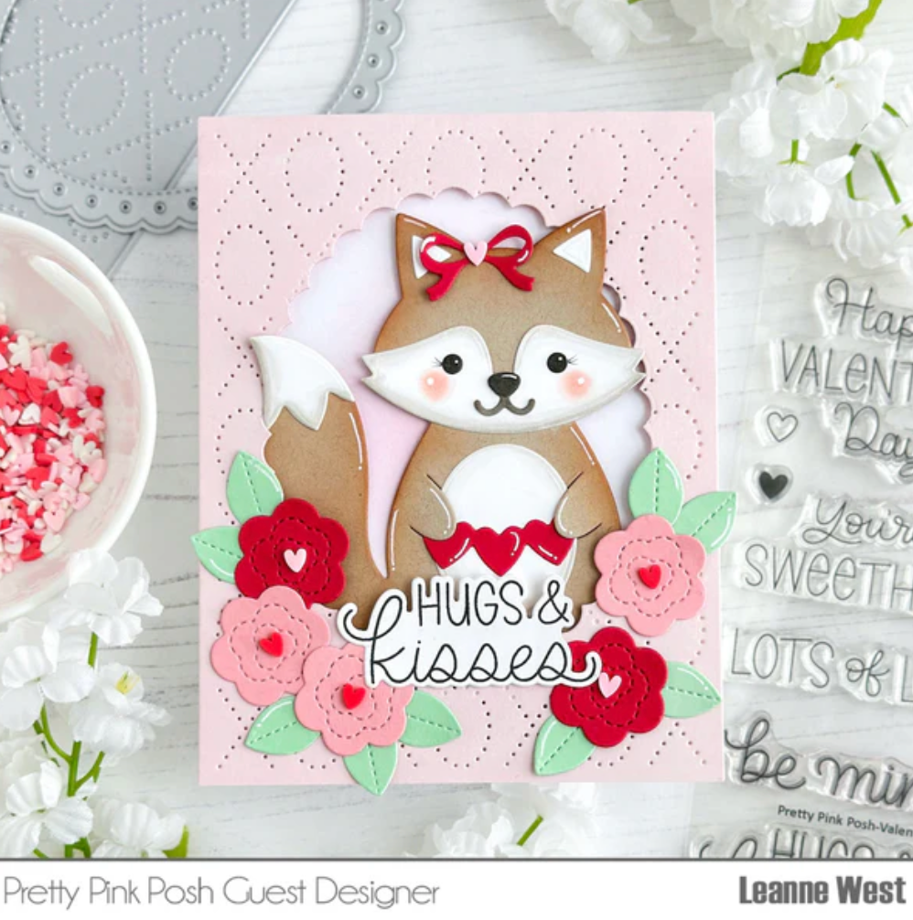 Pretty Pink Posh - Valentine Holder Additions Die Set