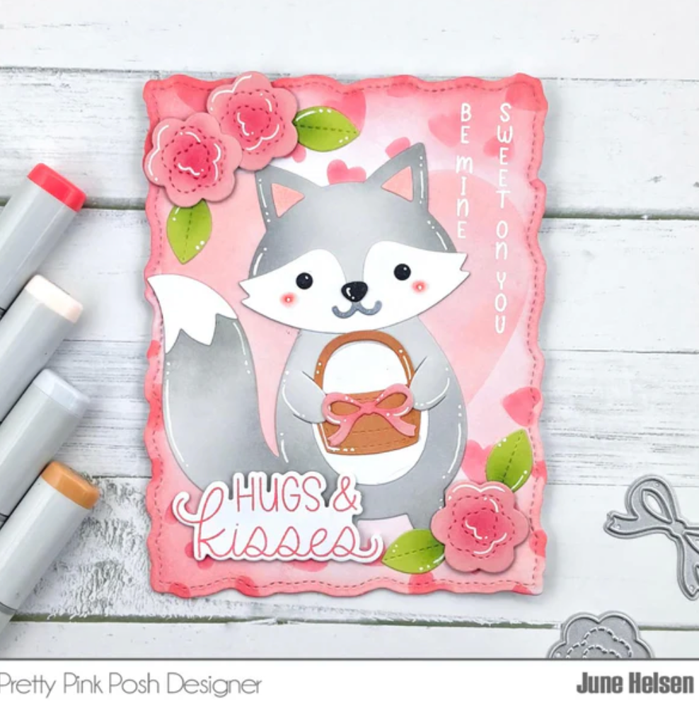 Pretty Pink Posh - Fox Holder Die Set