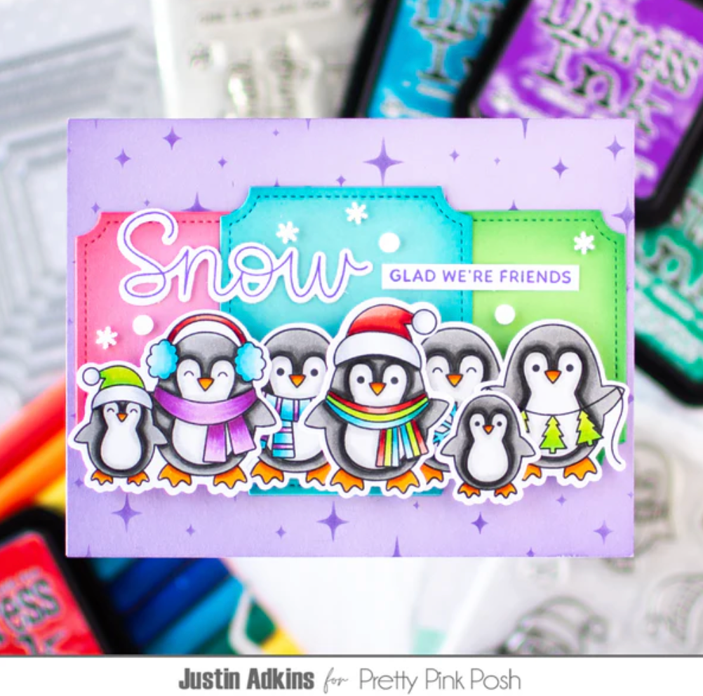 Pretty Pink Posh - Notched Rectangles Die Set